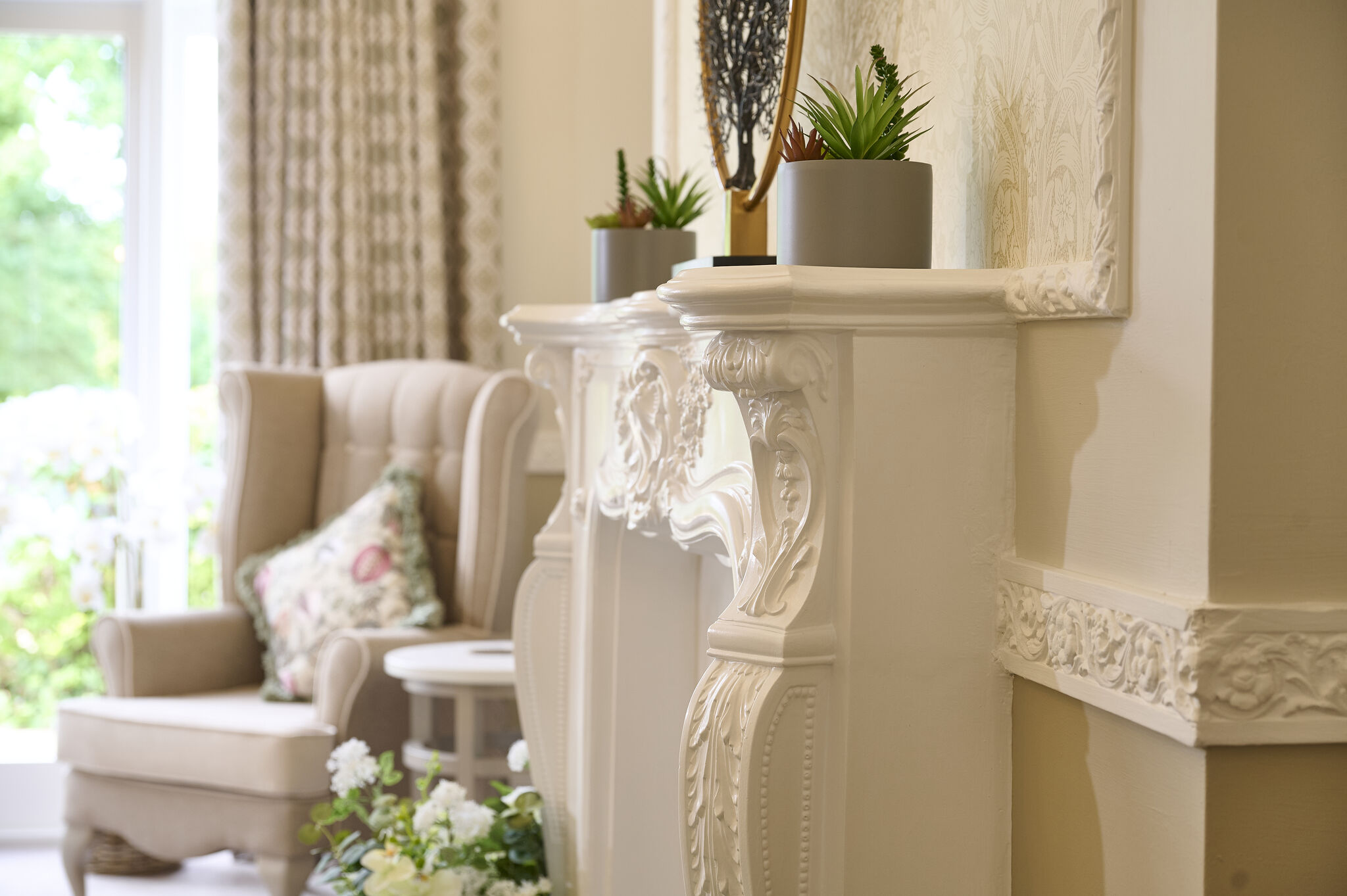 Care home interior design by Willow