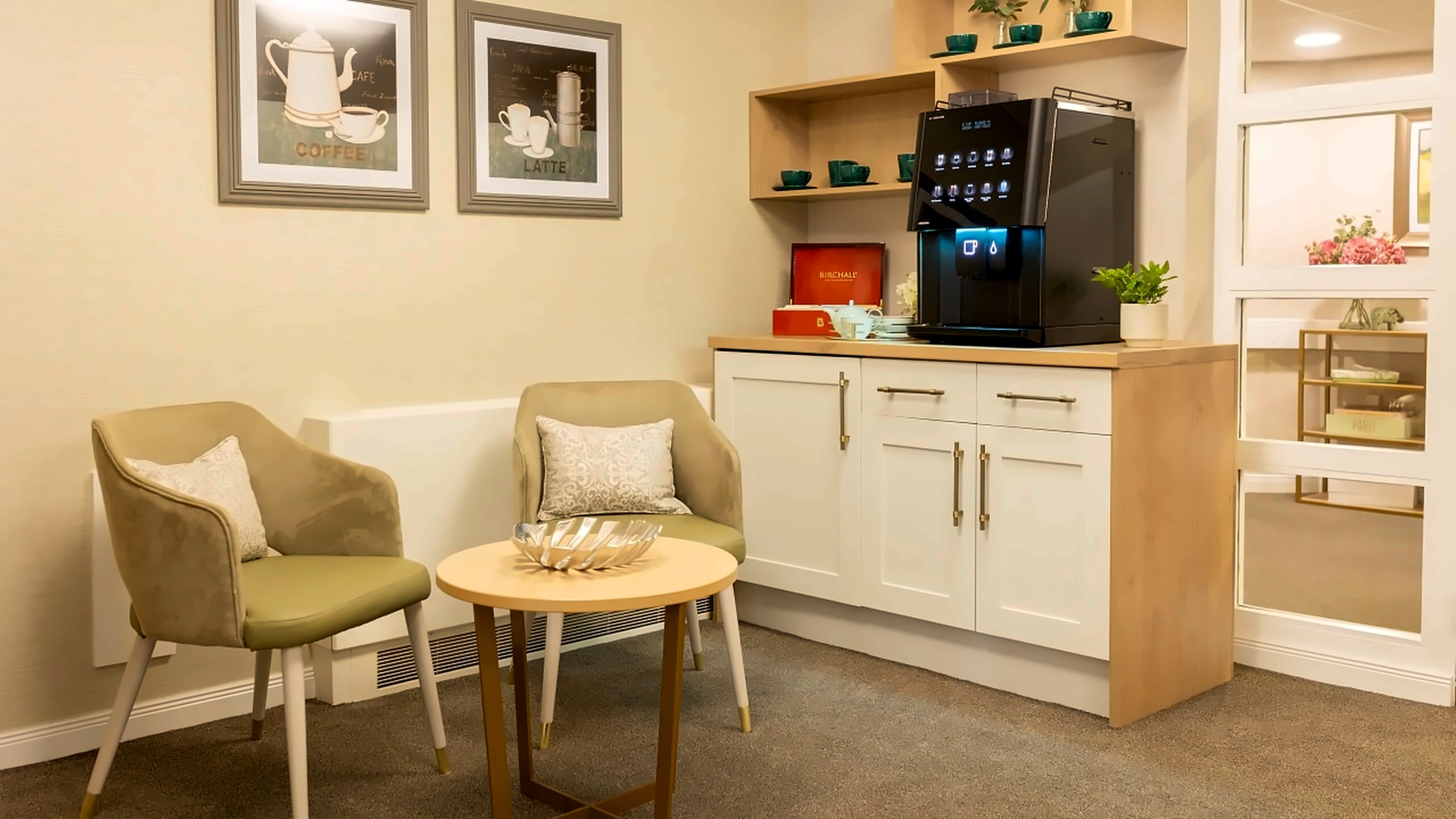Care home interior design by Willow