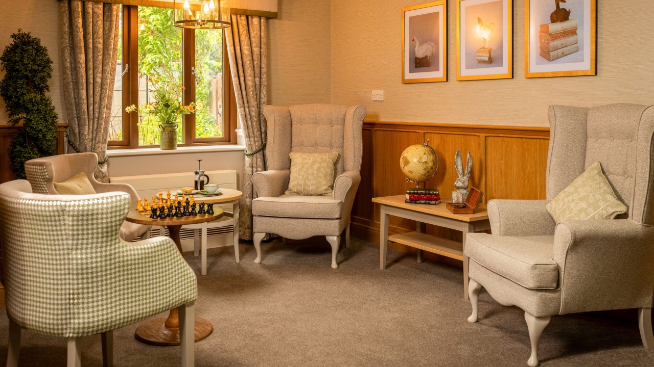 Care home interior design by Willow