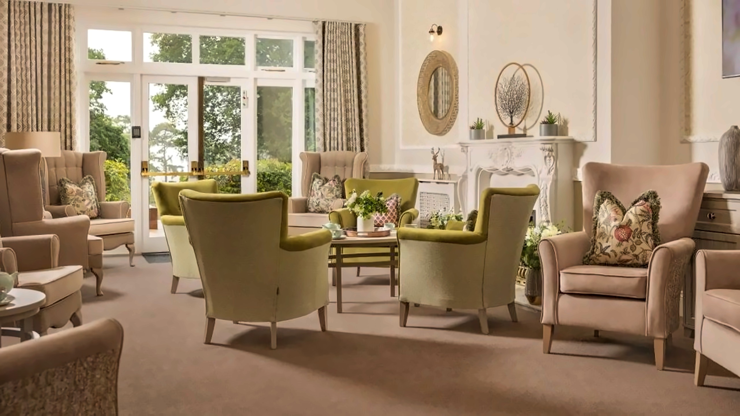 Care home interior design by Willow