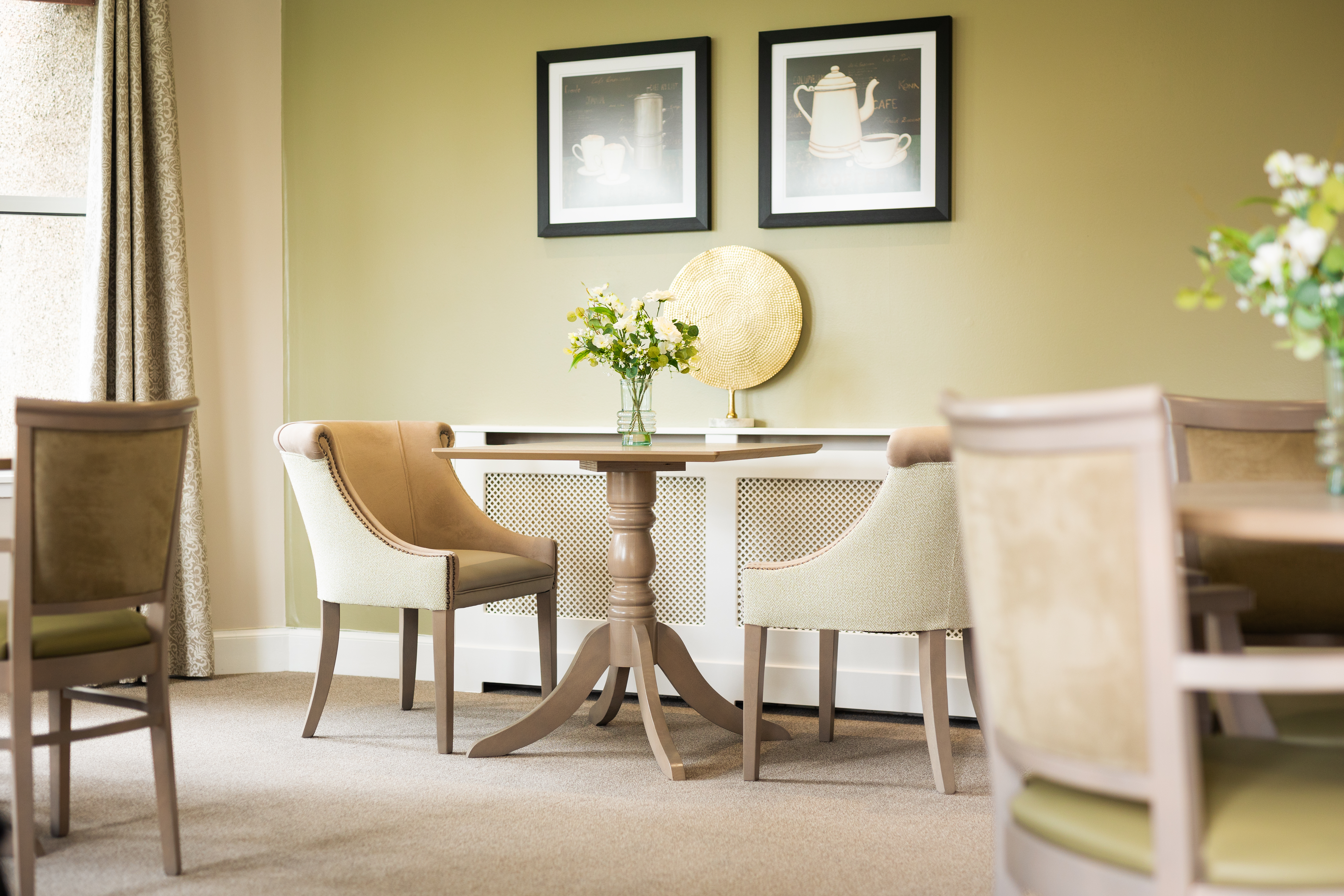 Care home interior design by Willow